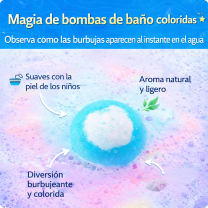 Bombas de baño para niños